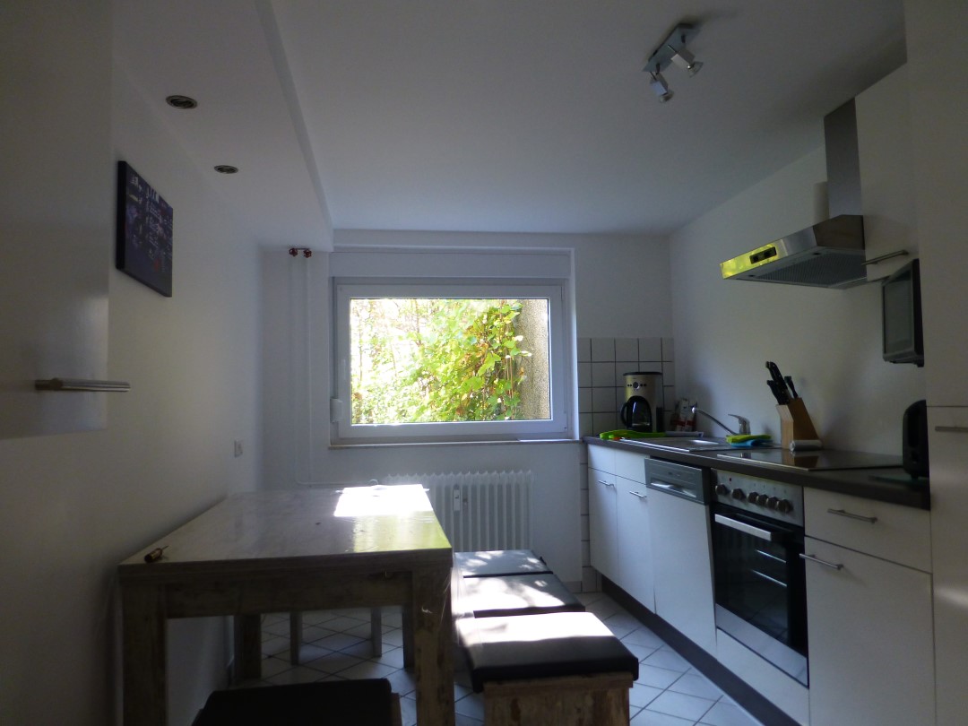 Monteurwohnung - Art der Unterkunft: Apartment - Hessen - Küche mit Esstisch - Gästezimmer Auszeit