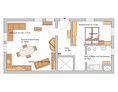 Monteurzimmer: Doppelbett auch als 2x Einzelbett - FeWo-Lautertal