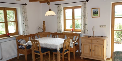 Monteurwohnung - Balkon - Deutschland - Wohnzimmer untere Wohnung ohne Aufbettung - Haus am Hof