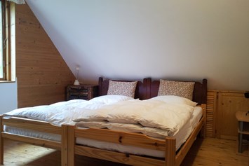 Monteurzimmer: Schlafzimmer oben - Ferienhaus Teichhof