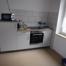Monteurzimmer: Küche der Monteurwohnung im Parterre des Haus Siegner. - Haus Siegner  