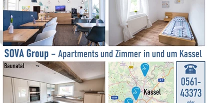 Monteurwohnung - Zimmertyp: Einzelzimmer - PLZ 34123 (Deutschland) - SOVA Pension