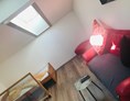 Monteurzimmer: Schlafzimmer im OG mit 2 getrennten Betten uns SAT.TV - Appartement Leitner
