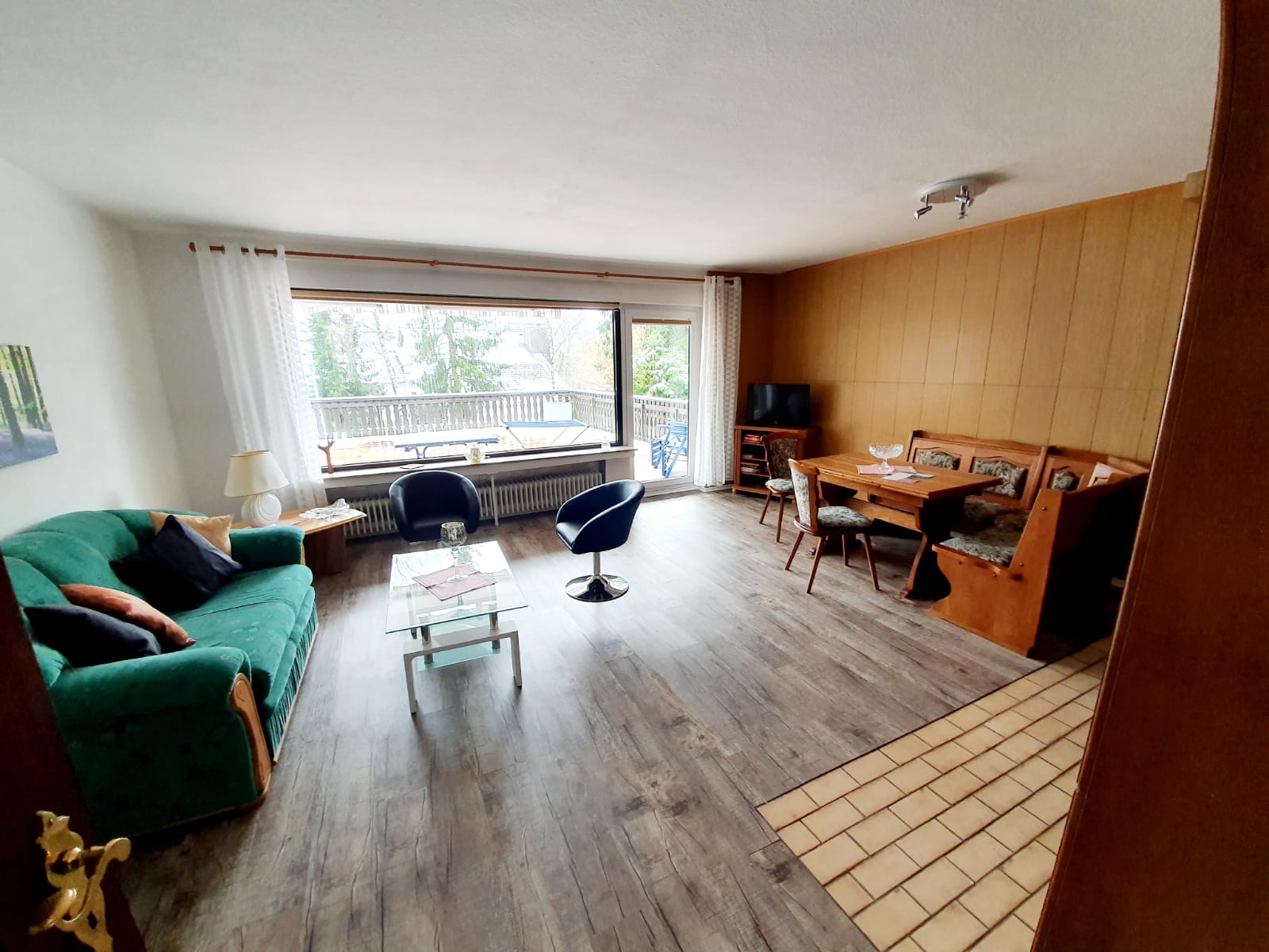 Monteurzimmer: Wohnküche mit Schlafsofa - Hahnenklee Bockswiese