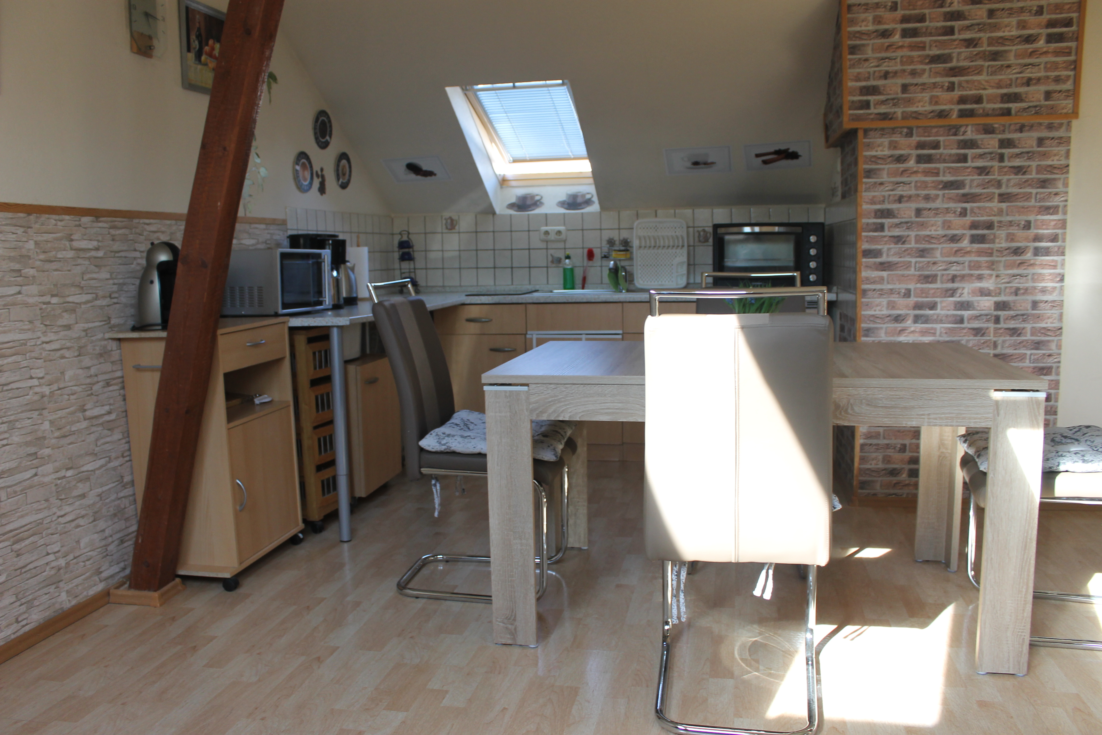 Monteurwohnung - Zimmertyp: Mehrbettzimmer - Heusenstamm - Küche - Apartment Laurence