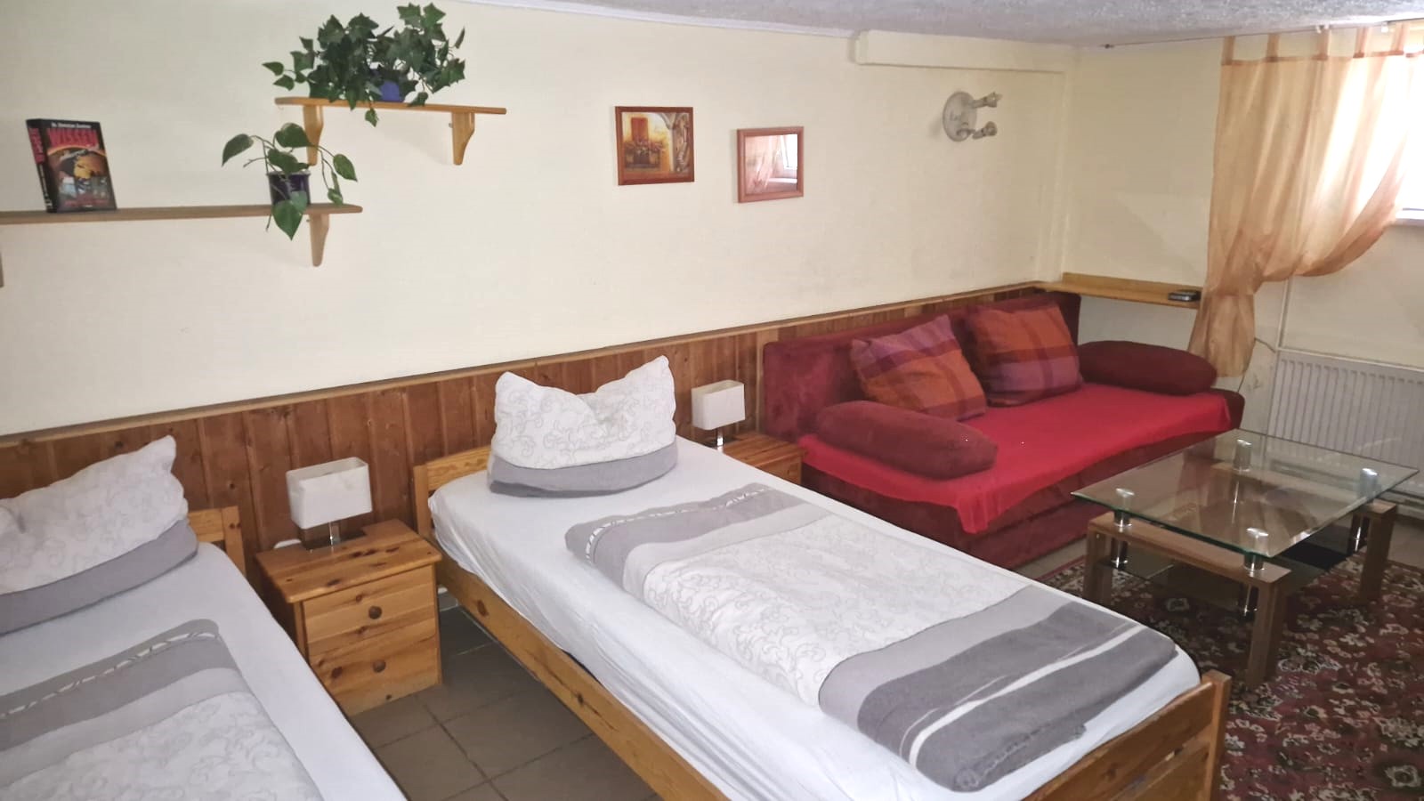 Monteurzimmer: Schlafzimmer UG - Gästehaus Bruns im Harz