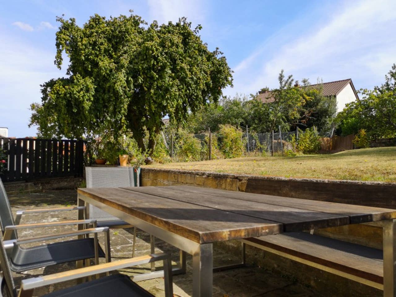 Monteurzimmer: Garten - Bad Dürkheim mit Limburgblick