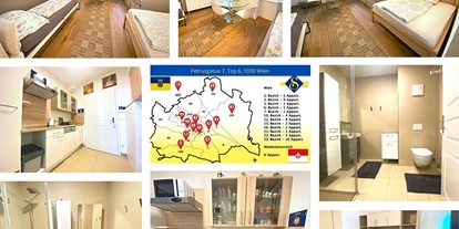 Monteurwohnung - PLZ 2482 (Österreich) - Foto Colage K.N. - Senator-Flats Kardinal Nagl