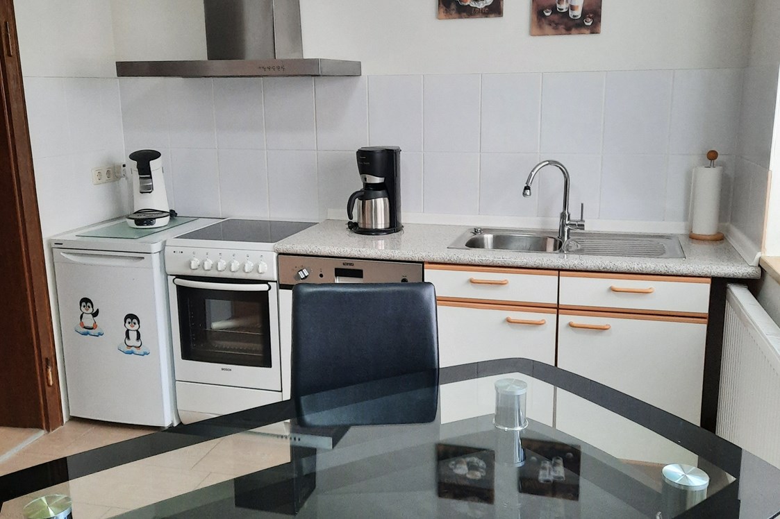 Monteurzimmer: Küche komplett eingerichtet  - Ferienwohnung Marschall Schweinfurt Hassfurt