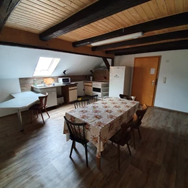 Monteurzimmer: Küche in Wohnung 1 - Gästehaus Weißes Lamm