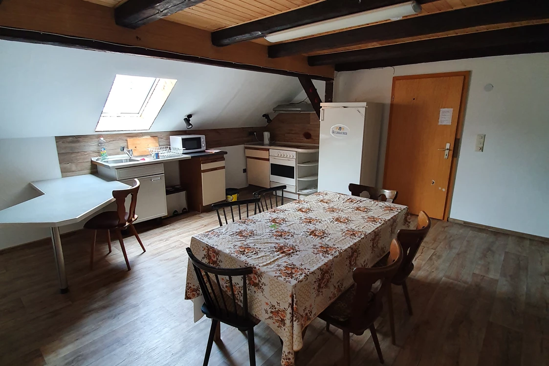 Monteurzimmer: Küche in Wohnung 1 - Gästehaus Weißes Lamm