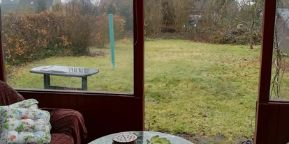 Monteurwohnung - Hund erlaubt - Flusslandschaft Elbe - Terasse - Ferienhaus Adendorf