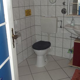 Monteurzimmer: WC - Gästehaus Müller