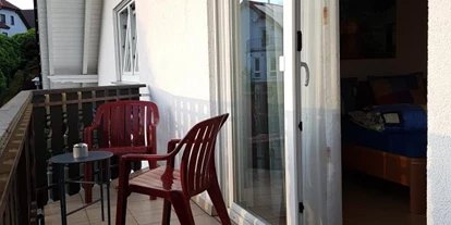 Monteurwohnung - Balkon - Deutschland - Balkon zum Roten Zimmer OG - Zimmervermietung Schmidt/Müller Heusweiler