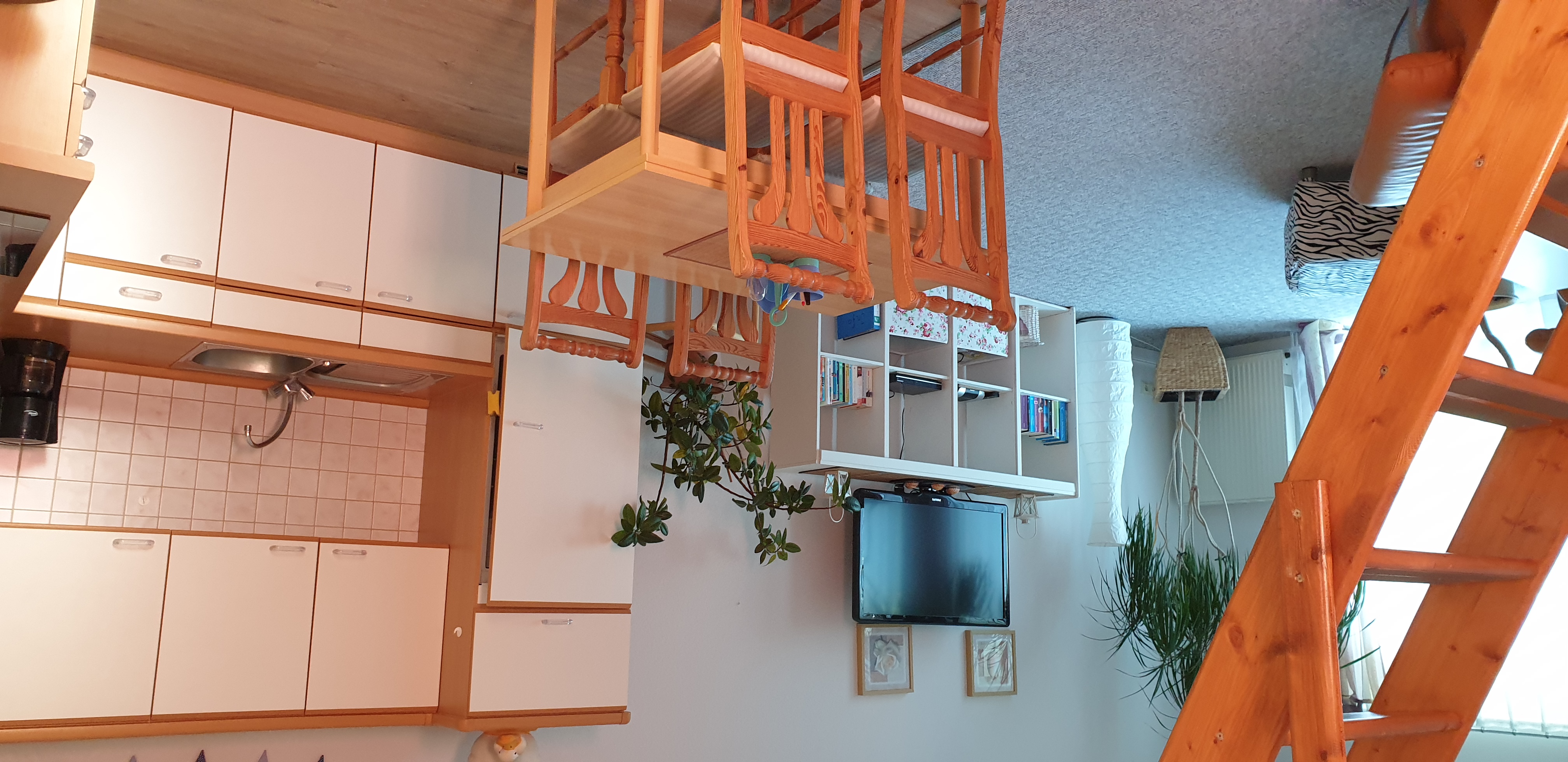 Monteurwohnung - WLAN - Schleswig-Holstein - Offene Wohnküche  - Fa.Peters 