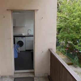 Monteurzimmer: Blick vom Balkon 2 - 150 Betten - Häuser, Wohnungen, Karlsruhe, Wörth...