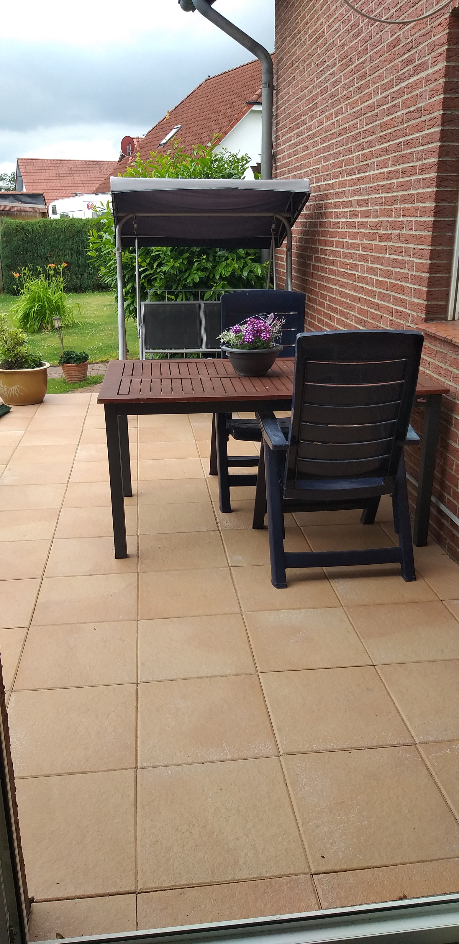 Monteurzimmer: Terrasse - Ferienwohnung