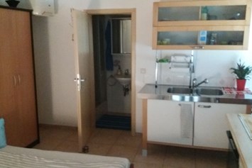 Monteurzimmer: Premiumzimmer, mit eigener Dusche und volleingerichteter Küche - Hostel Berger