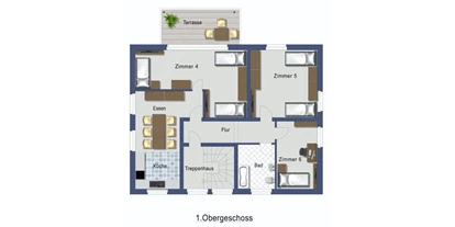 Monteurwohnung - PLZ 42697 (Deutschland) - Grundriss 1. OG - Gästehaus Fassbender