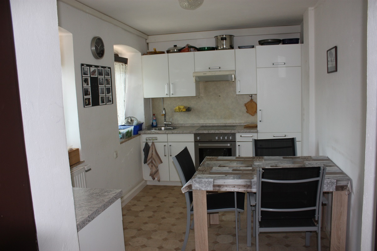 Monteurwohnung - Einzelbetten - Bayern - Küche - Monteurwohnung Feierabend