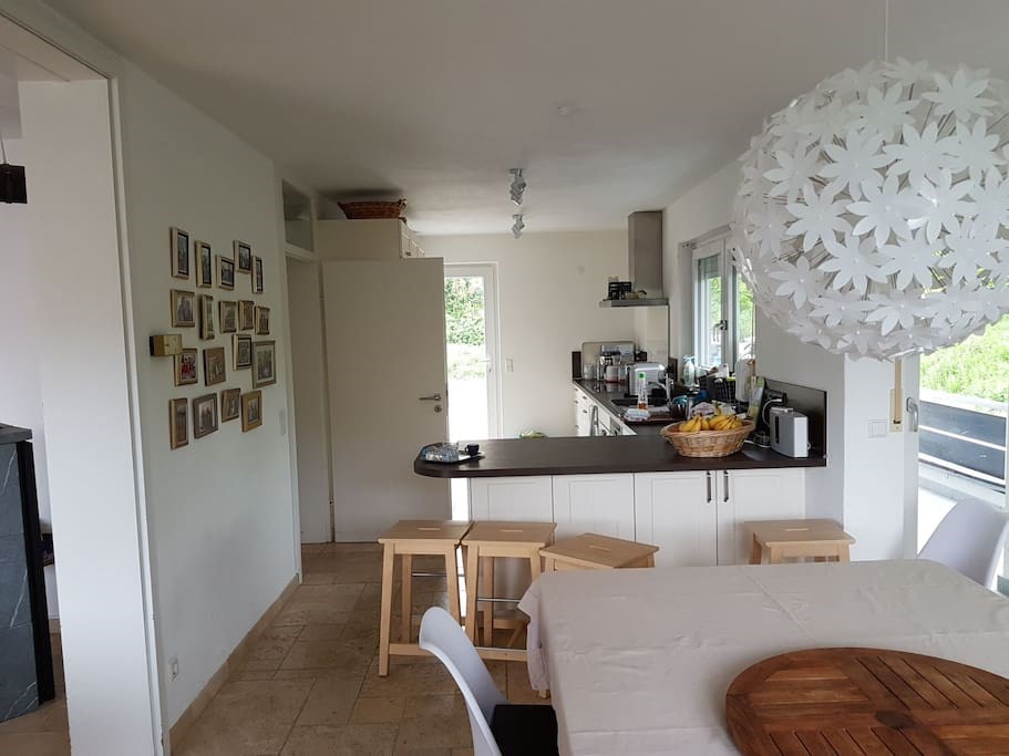 Monteurzimmer: Gemeinschaftsküche - Schwaigern bei Heilbronn 2 Zimmer in Einfamilienhaus 