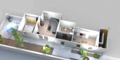 Monteurwohnung - Oberhausen (Oberhausen, Stadt) - Raumaufteilung untere Etage - Ferienwohnung Alstaden