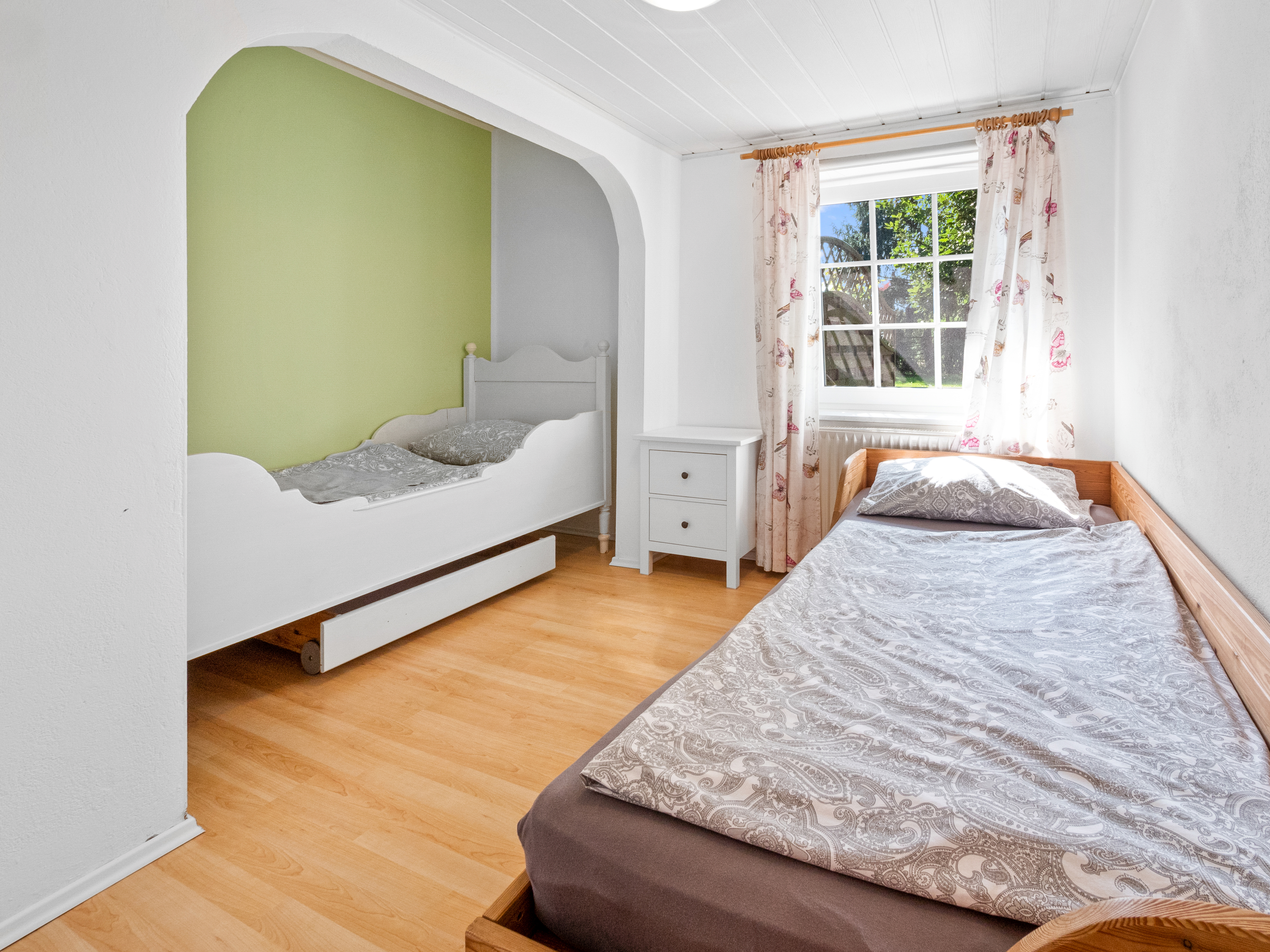 Monteurzimmer: Schlafzimmer Sonnenuntergang - Unterkunft bei Famile Bokeloh