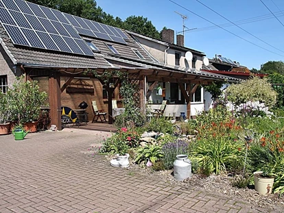 Monteurwohnung - TV - Deutschland - Terrasse  -  Pension am Pilgerweg