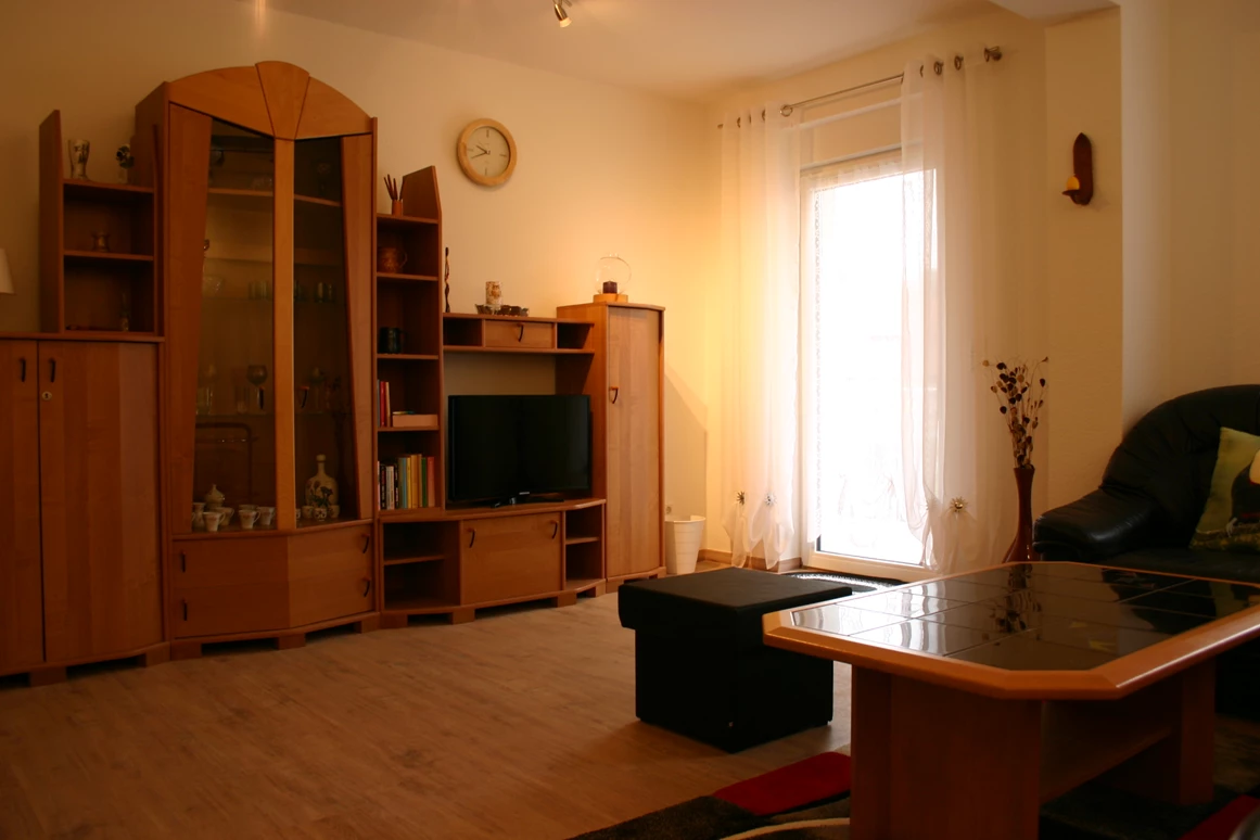 Monteurzimmer: Wohnzimmer - Ferienhaus Abel - top Ausstattung, zentrale Lage
