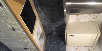 Monteurwohnung - Zimmertyp: Mehrbettzimmer - Drolshagen - Die süße kleine Küche ist gut ausgestattet, wenn auch ohne Spülmaschine. - Röhmann