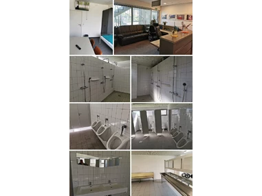 Monteurzimmer: Bad und Toilette - Haus Kerstin